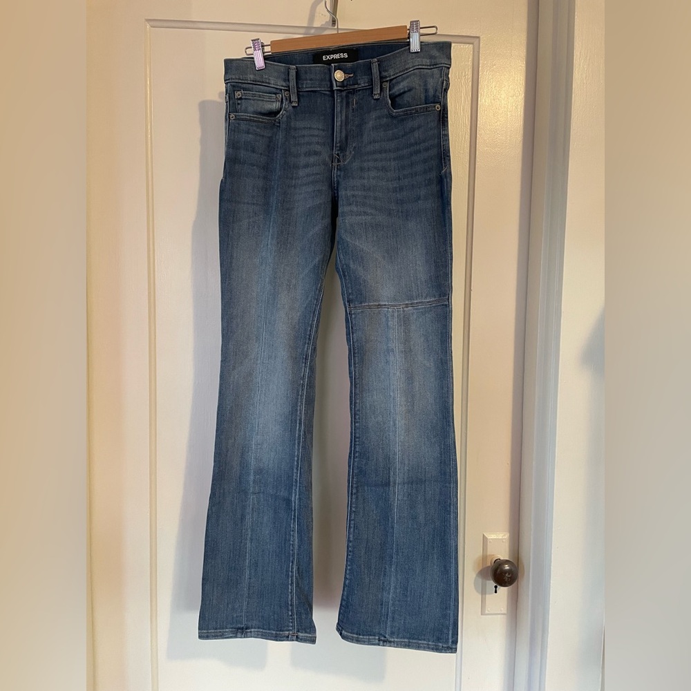 Express Mid Rise Boot Cut Jeans | Size 8R